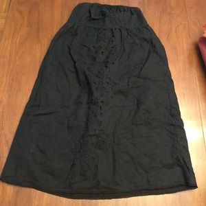 Old Navy black strapless dress
